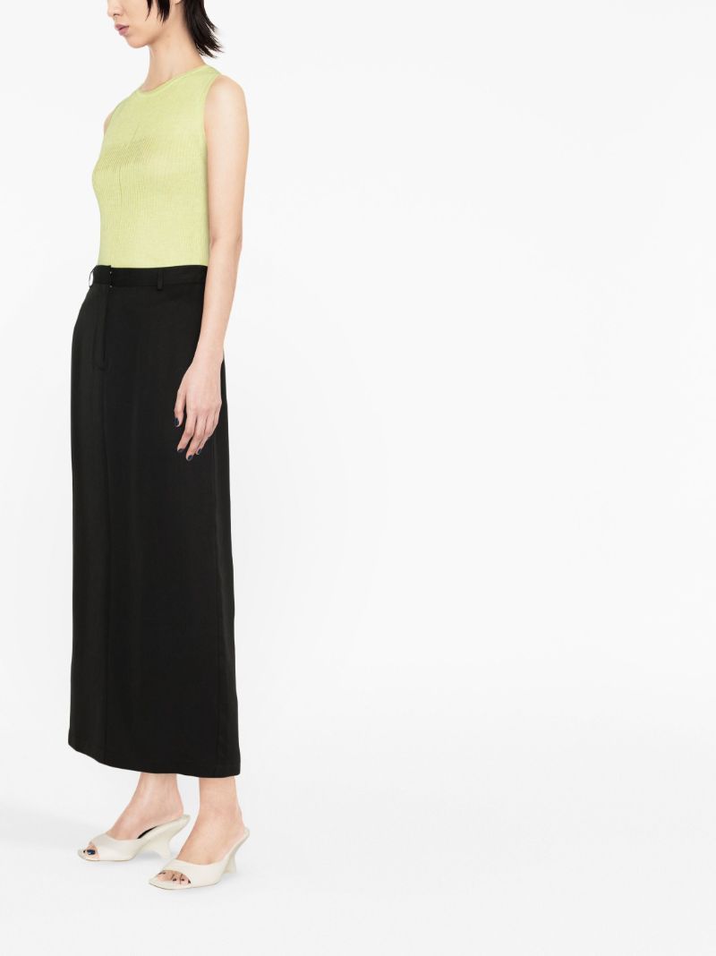 Black Gia Pencil Skirt