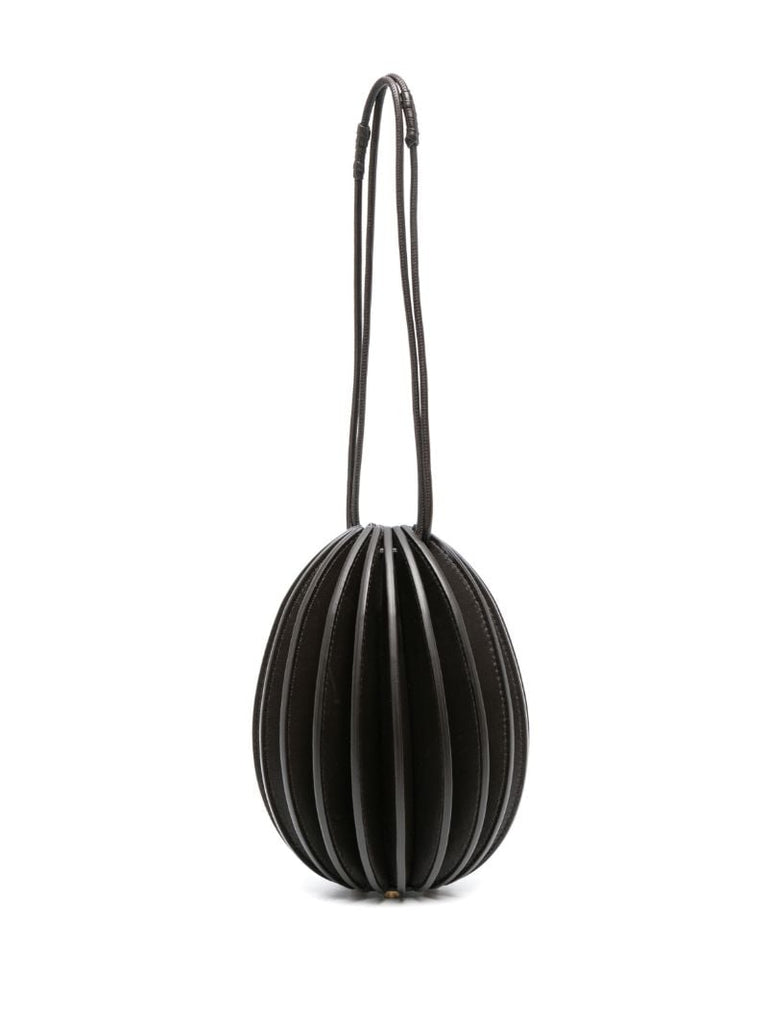 Brown Pumpkin Leather Mini Bag