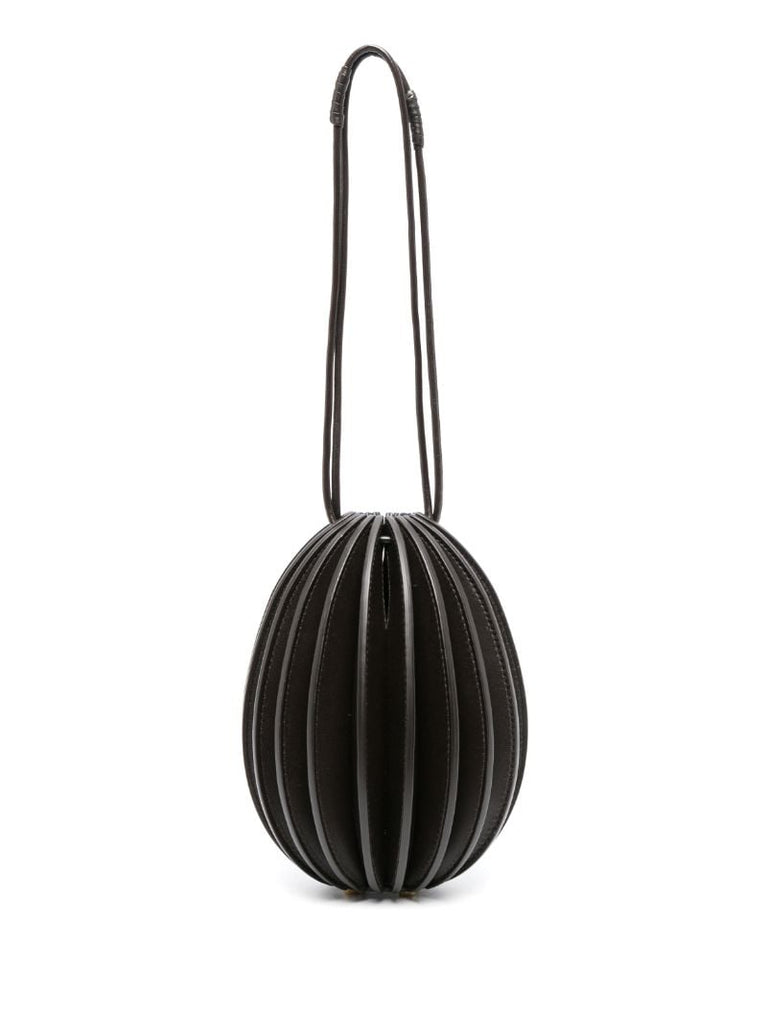 Brown Pumpkin Leather Mini Bag