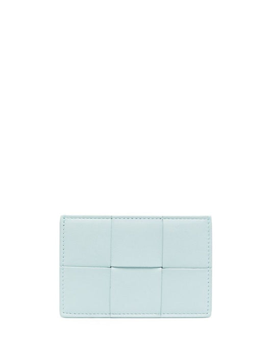 Blue Intrecciato Cardholder