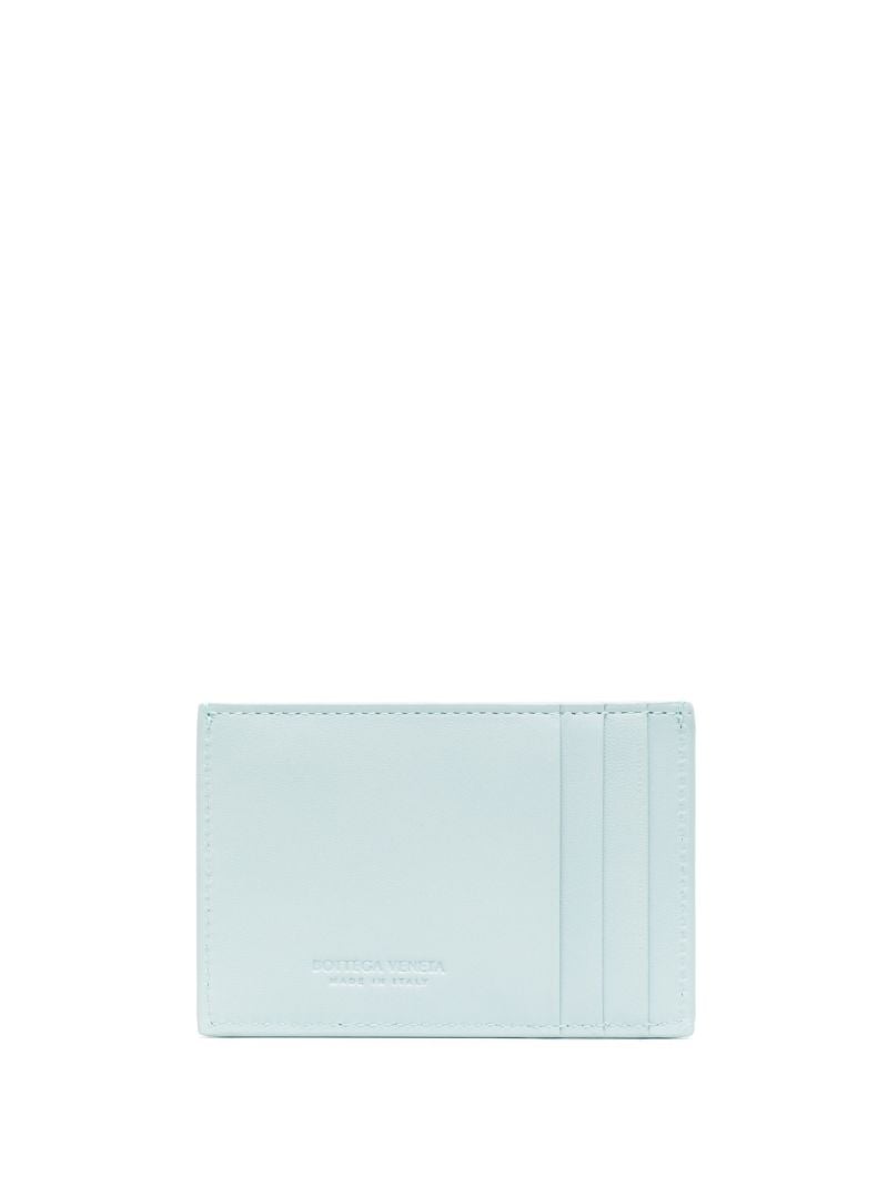 Blue Intrecciato Cardholder