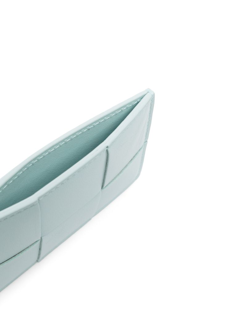 Blue Intrecciato Cardholder