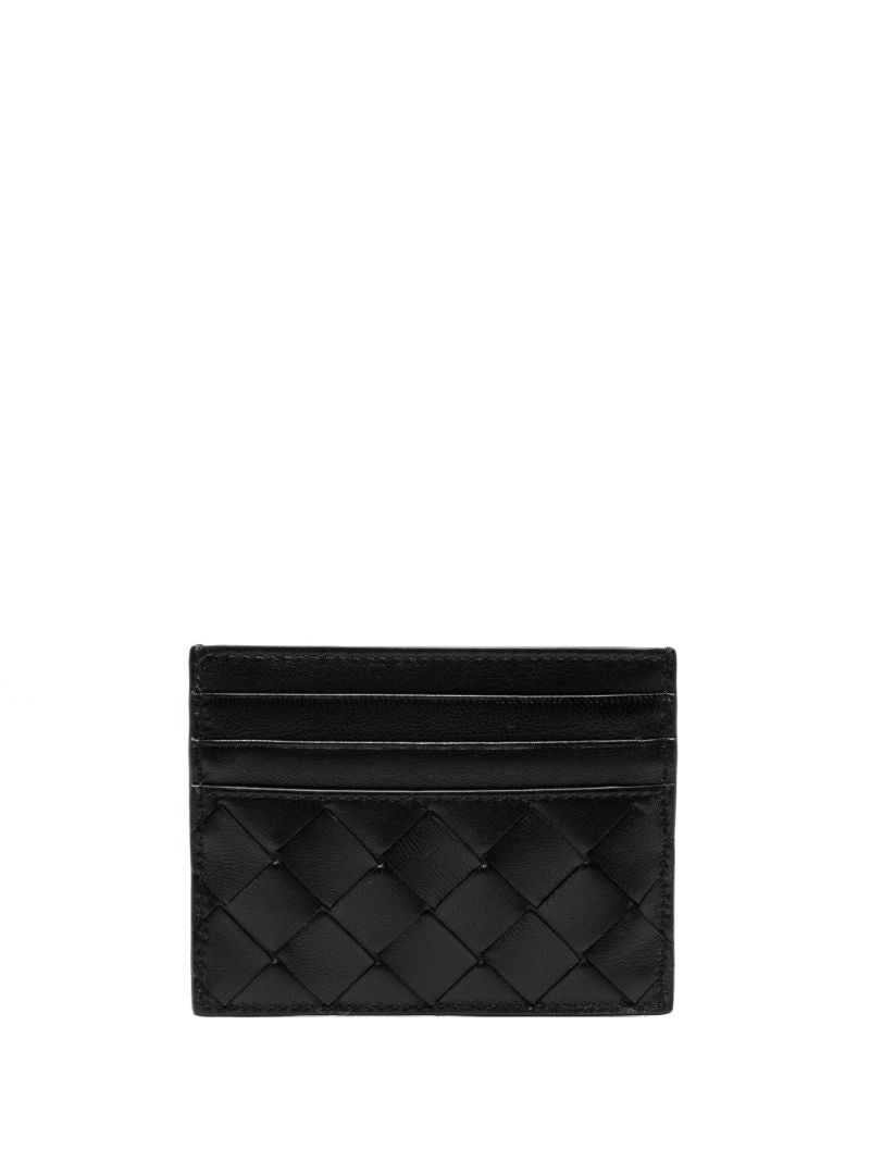 Black Intrecciato Cardholder