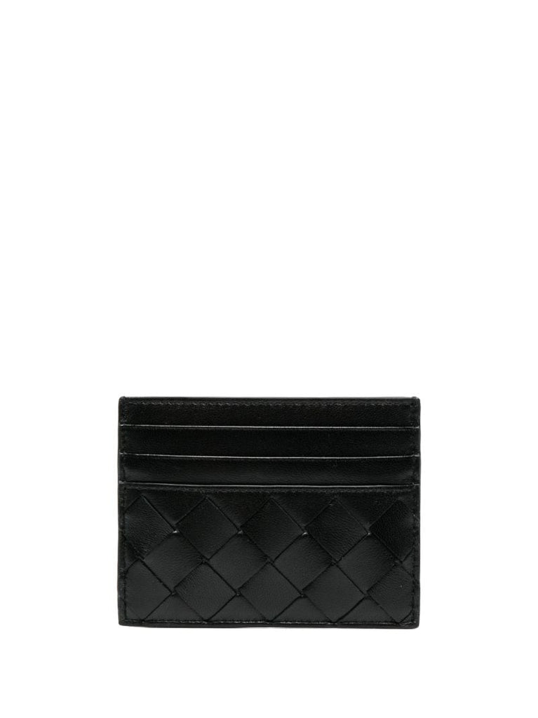Black Intrecciato Cardholder