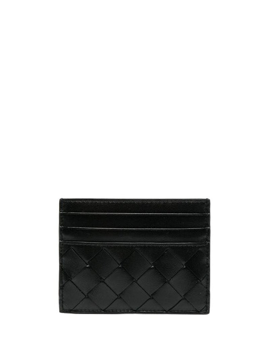 Black Intrecciato Cardholder
