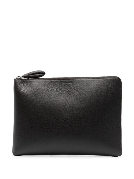 Brown Leather Document Holder Bag