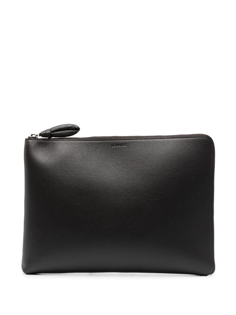 Brown Leather Document Holder Bag