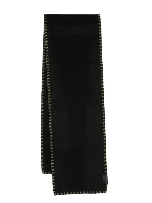 Black Cocotte Fluffy Scarf