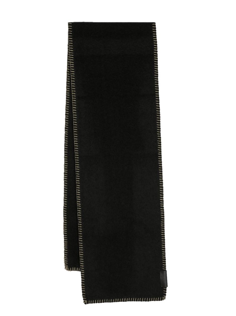 Black Cocotte Fluffy Scarf