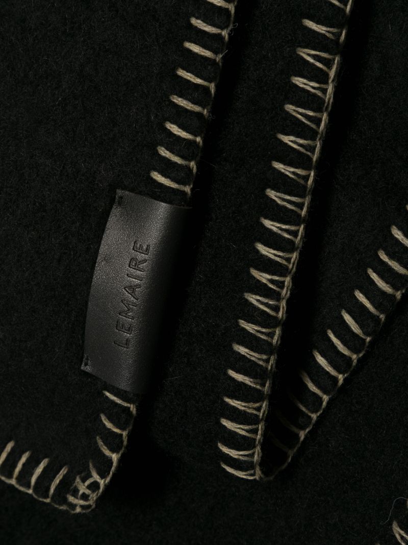 Black Cocotte Fluffy Scarf
