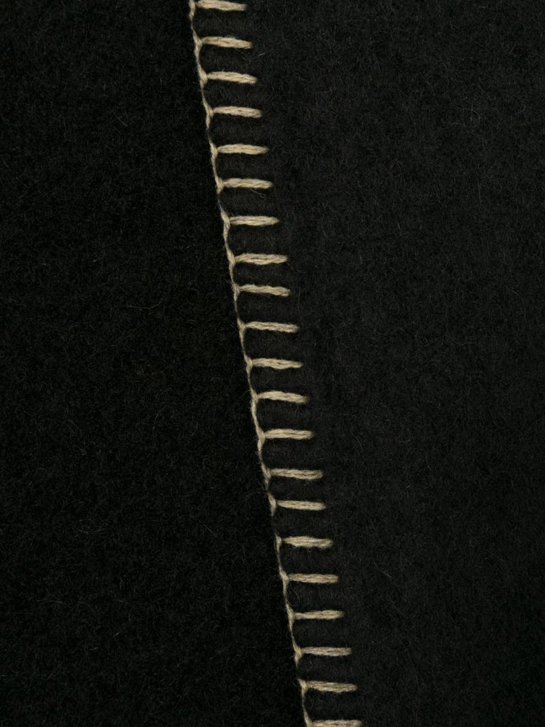 Black Cocotte Fluffy Scarf