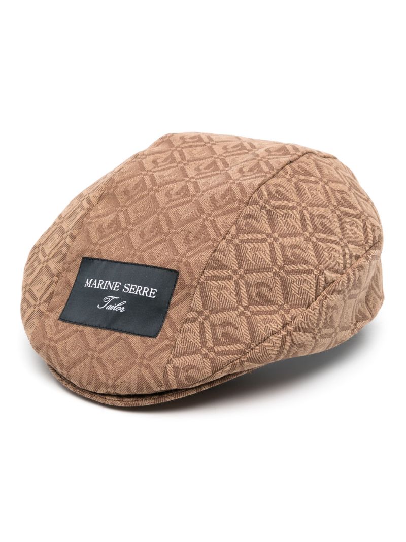 Brown Moon Diamant Jacquard Beret