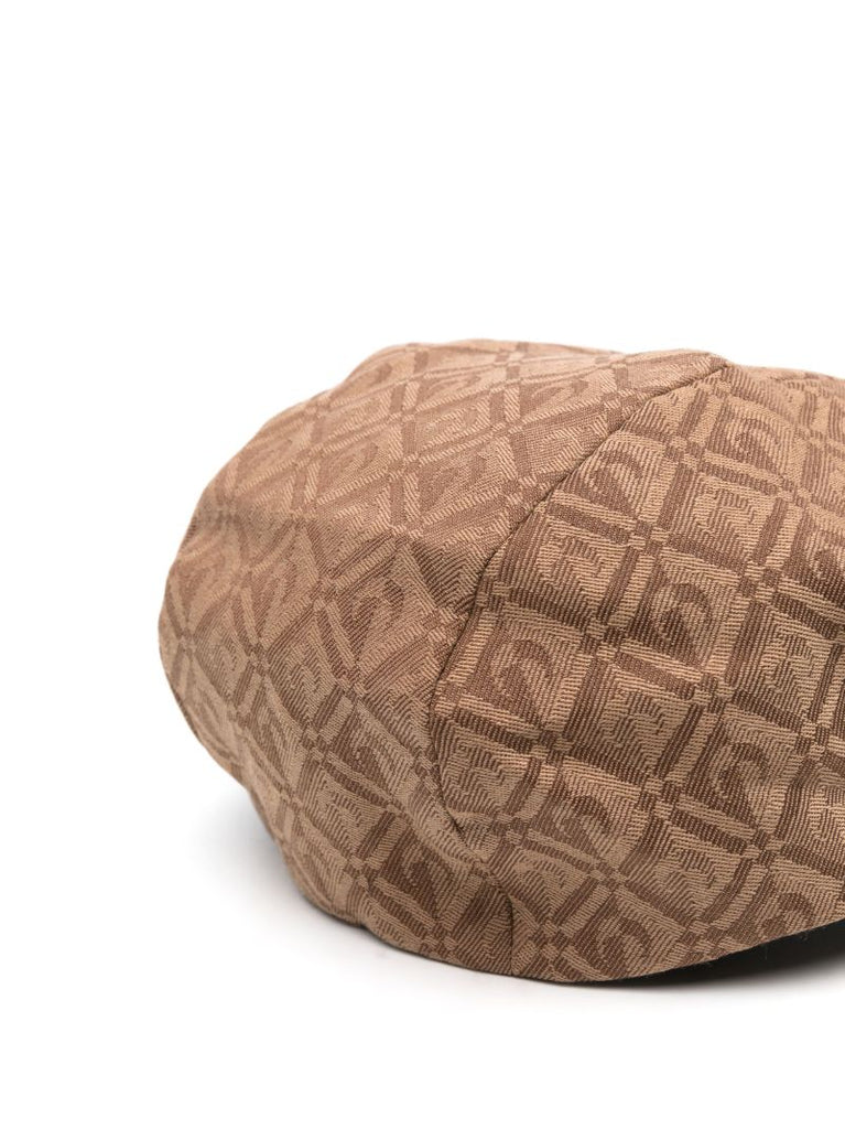 Brown Moon Diamant Jacquard Beret