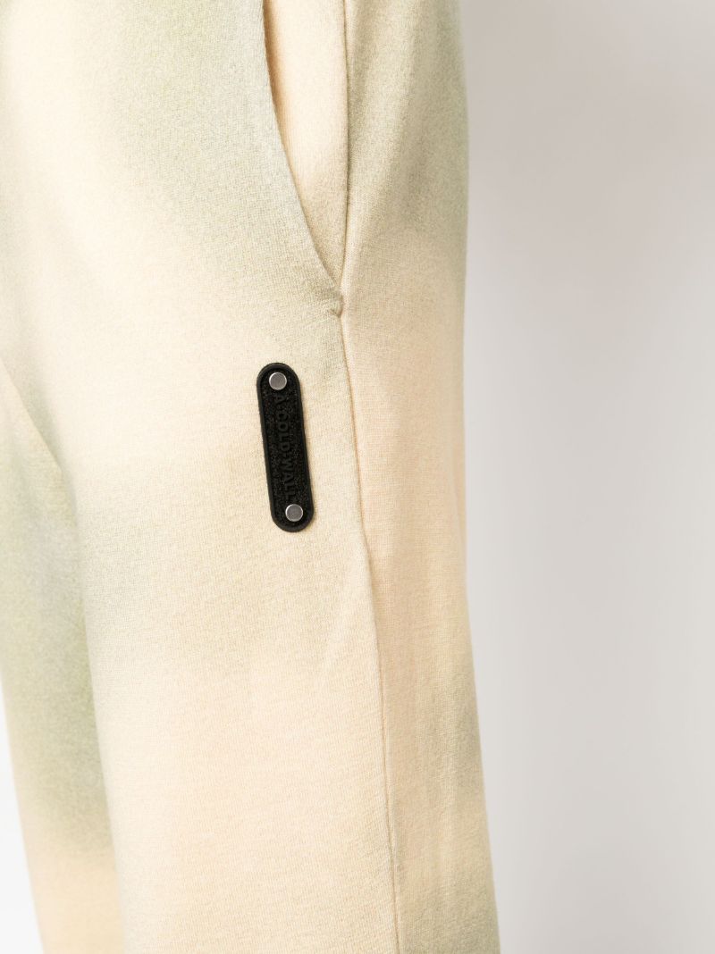 Yellow Gradient-knit Wool Trousers