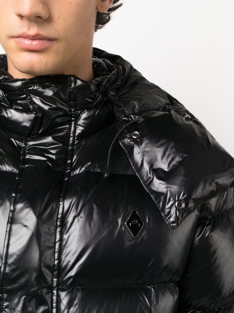 Black Alto Logo Padded Jacket