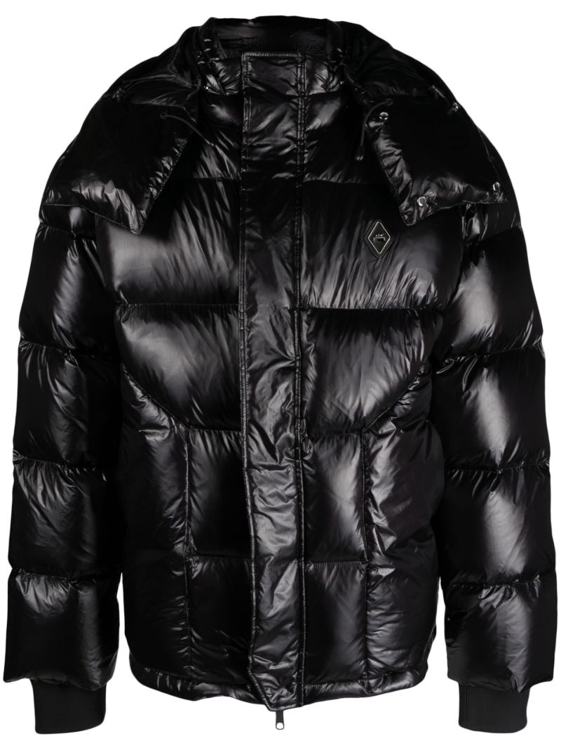Black Alto Logo Padded Jacket