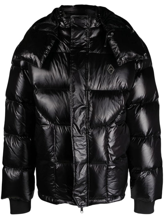 Black Alto Logo Padded Jacket