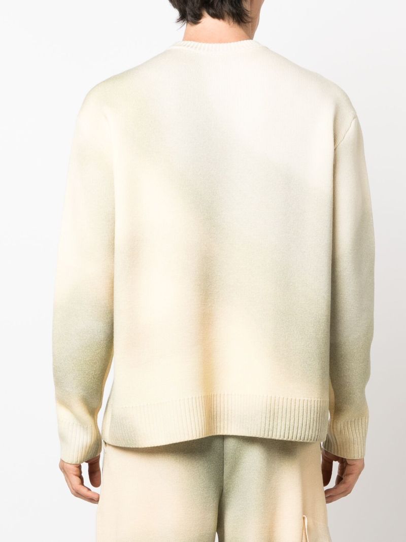 Neutral Gradient Wool Sweater