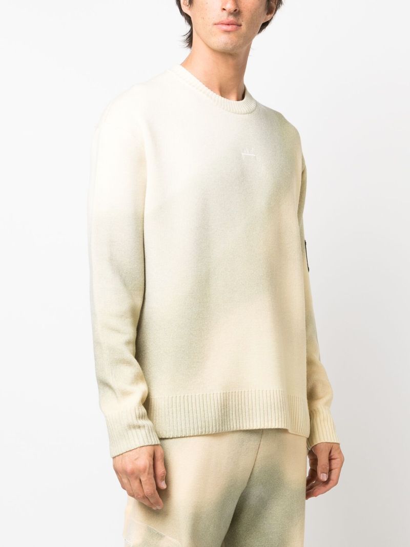 Neutral Gradient Wool Sweater