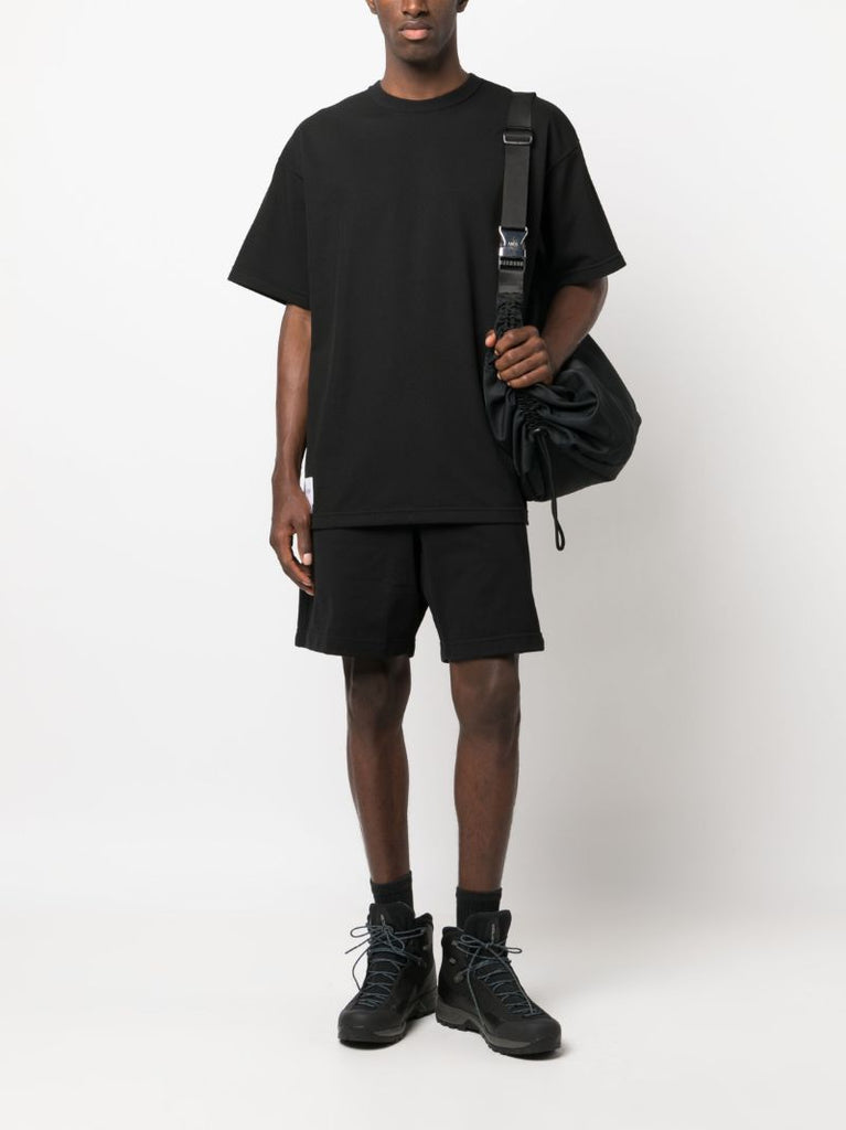 Black 25 Logo-embroidered T-shirt