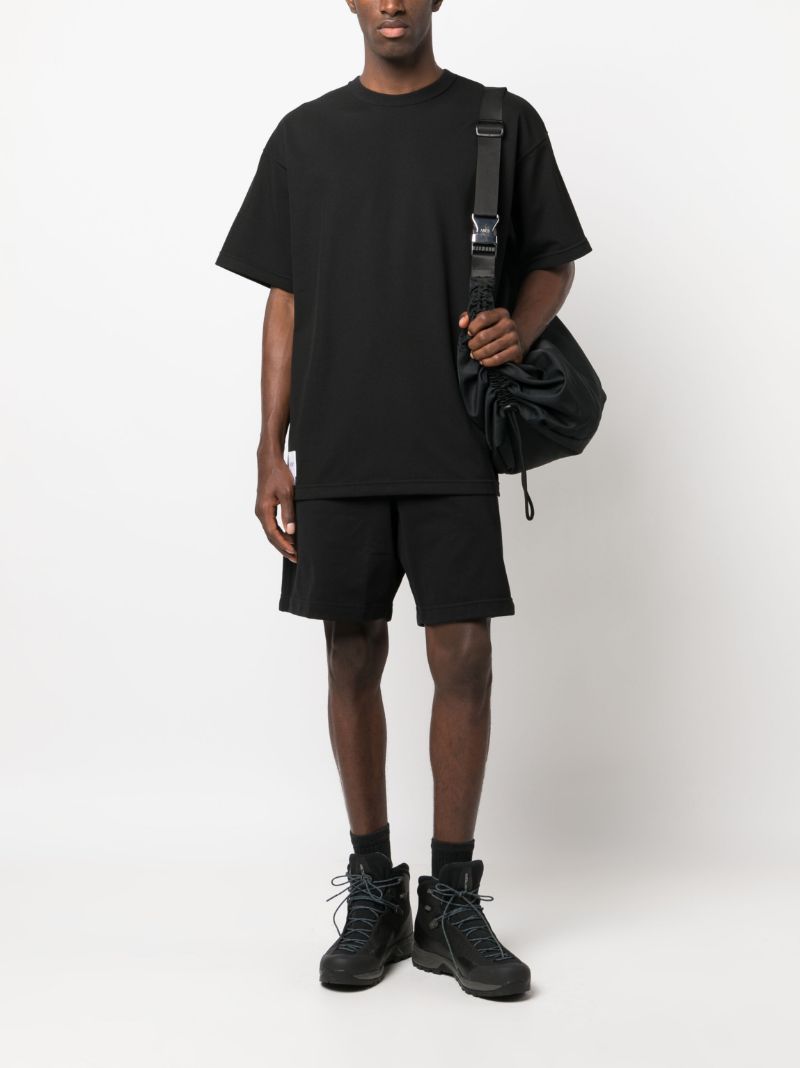Black 25 Logo-embroidered T-shirt