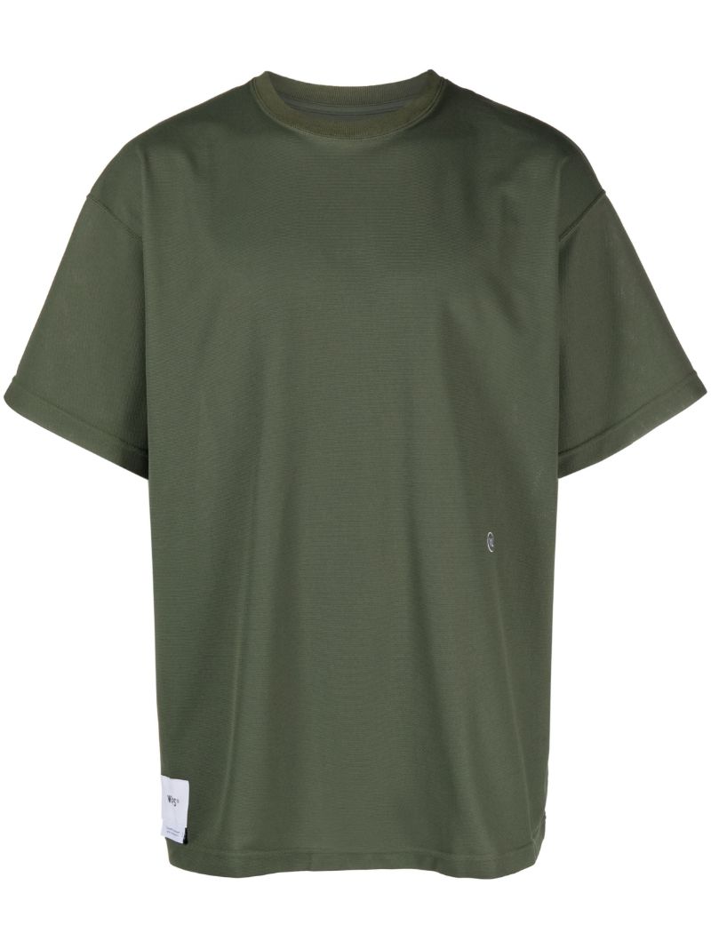 Green Logo-patch T-shirt