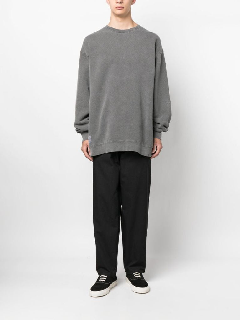Grey Oversized Cotton Sweatshirt