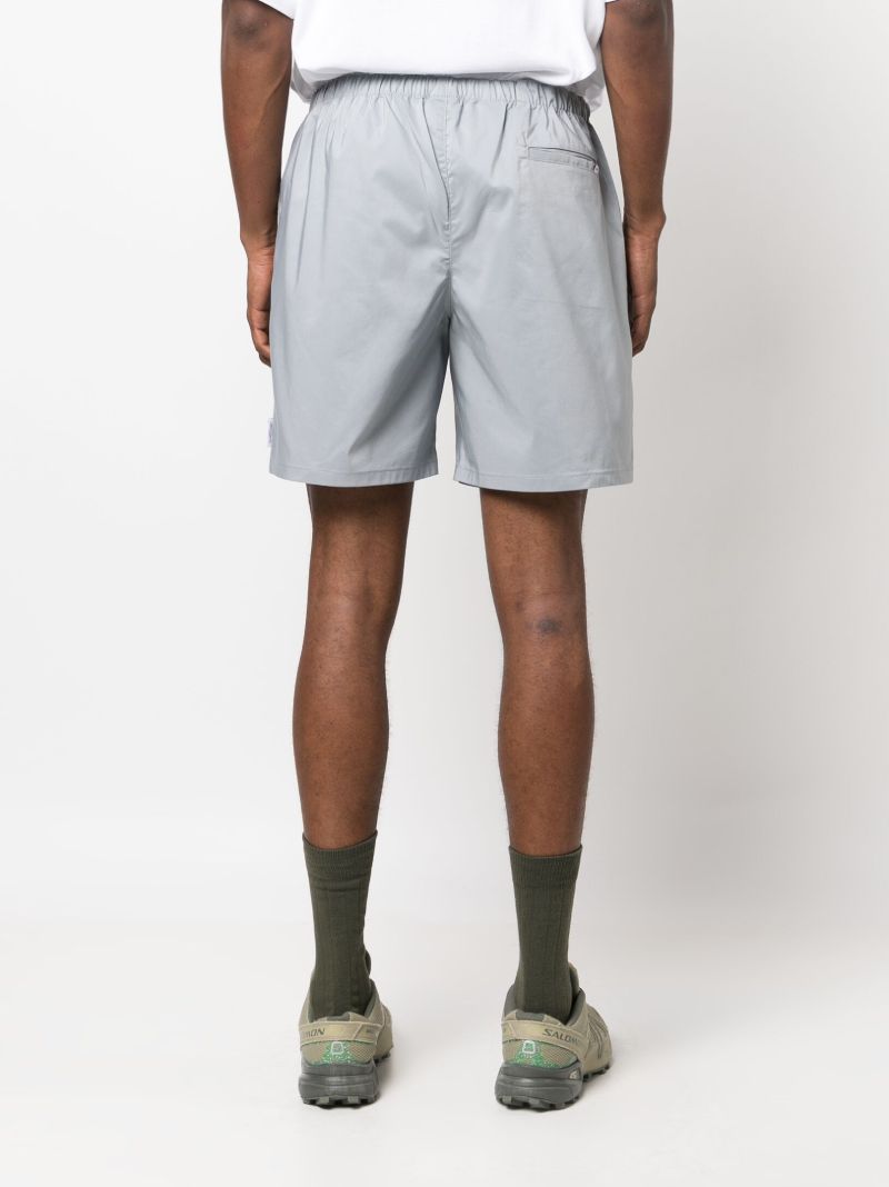 Grey Logo-print Track Shorts