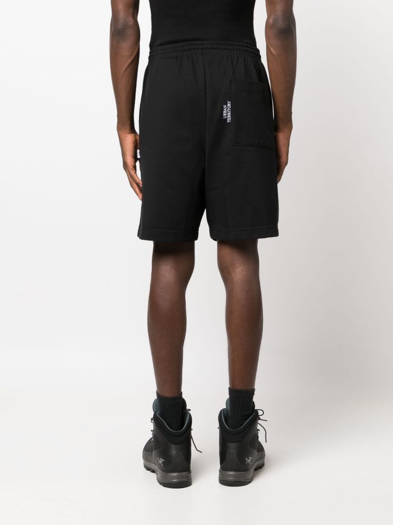 Black 18 Elasticated-waist Shorts