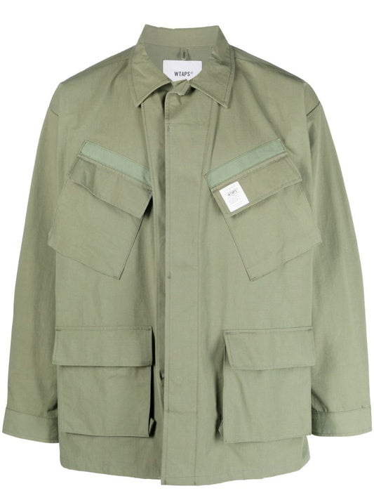 Green Patch-pocket Shirt