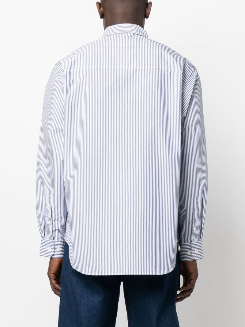 Blue 07 Striped Long-sleeve Shirt
