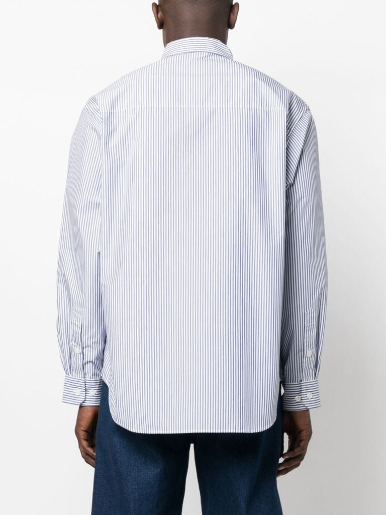 Blue 07 Striped Long-sleeve Shirt