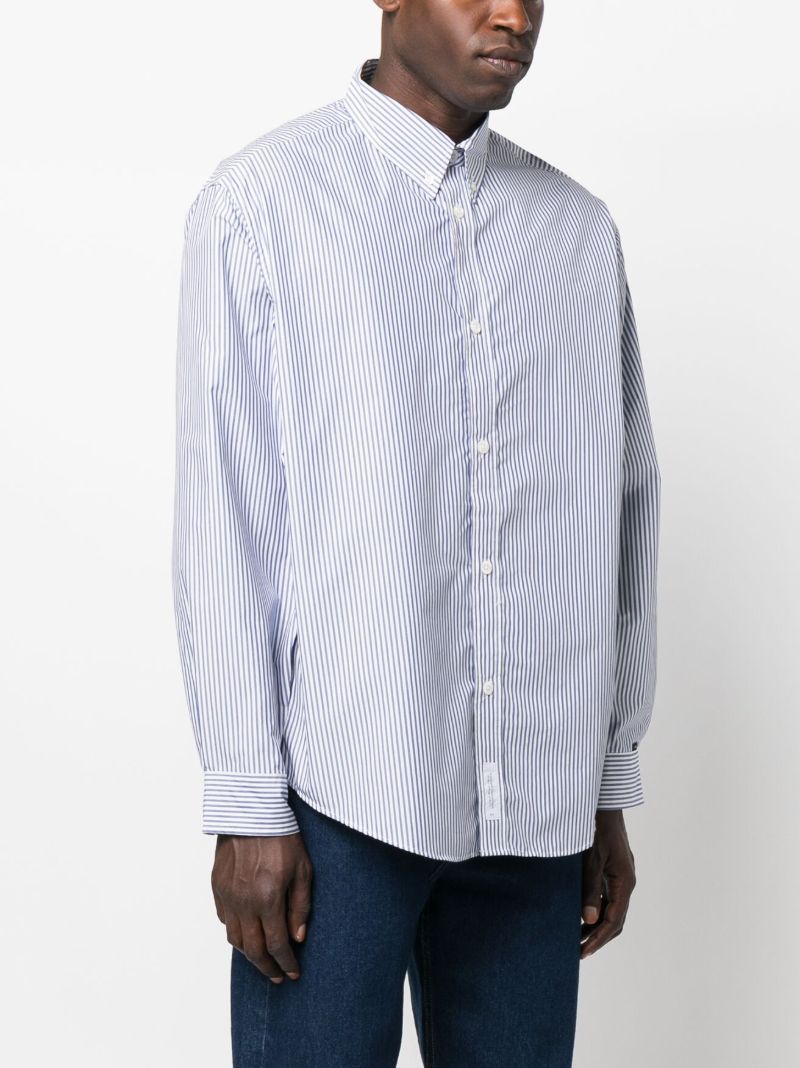Blue 07 Striped Long-sleeve Shirt