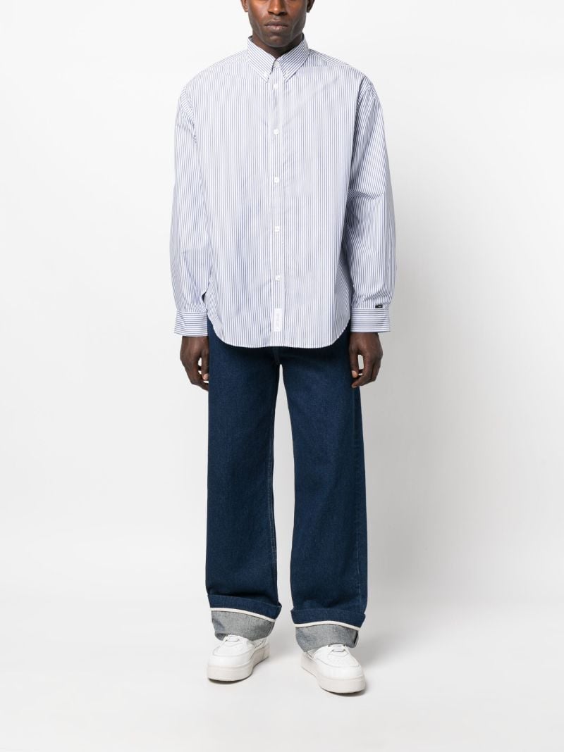 Blue 07 Striped Long-sleeve Shirt