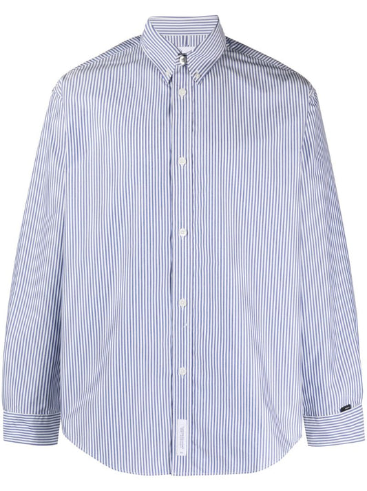 Blue 07 Striped Long-sleeve Shirt