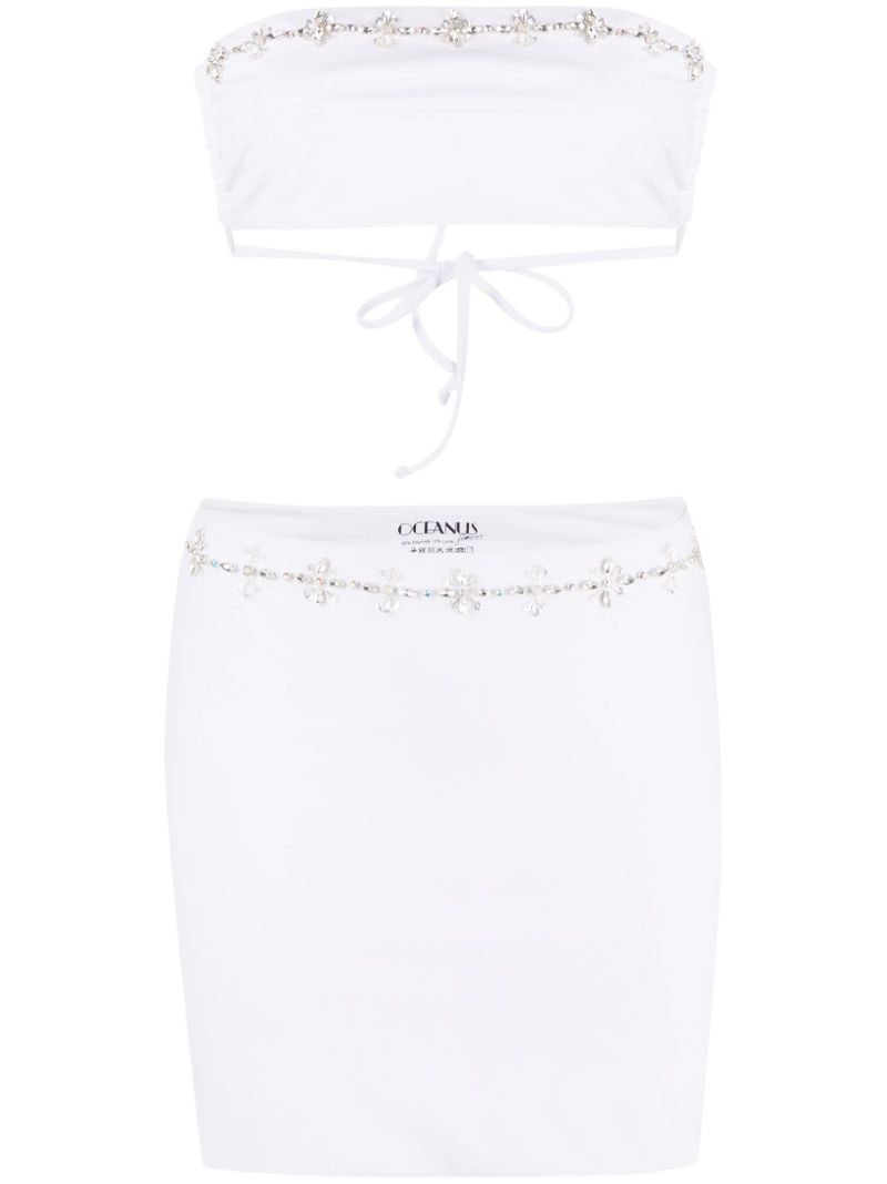 White Aaliyah Two-piece Set