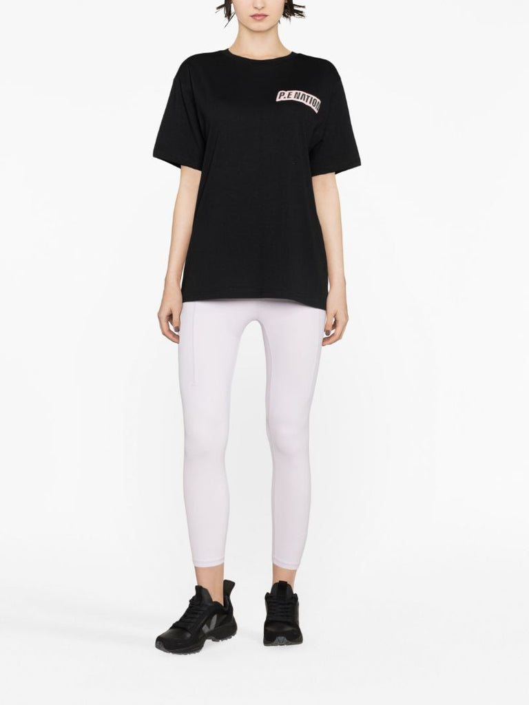 Black Logo Print T-shirt