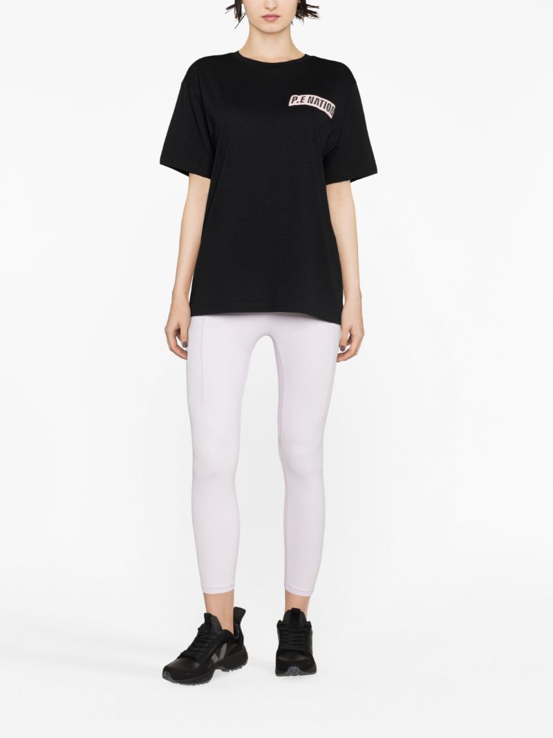 Black Logo Print T-shirt