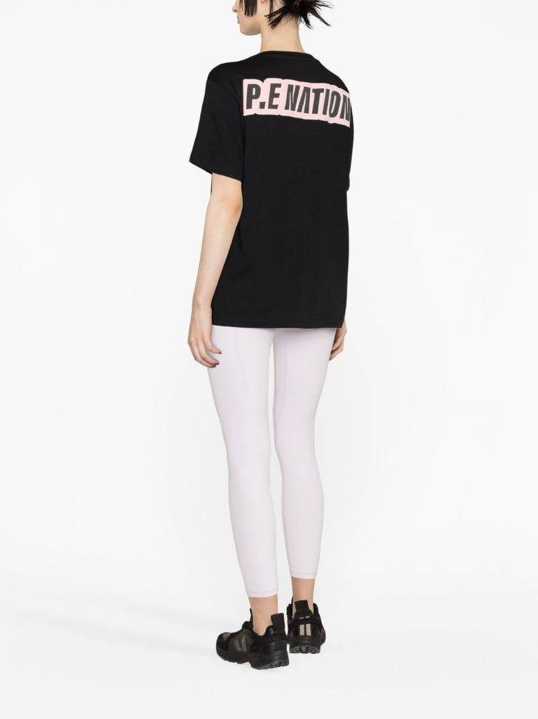 Black Logo Print T-shirt