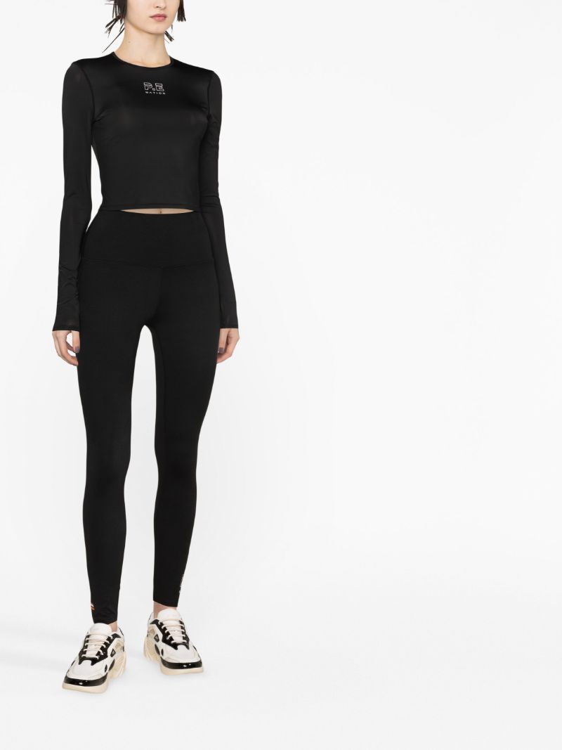 Black Baseline Long Range Leggings