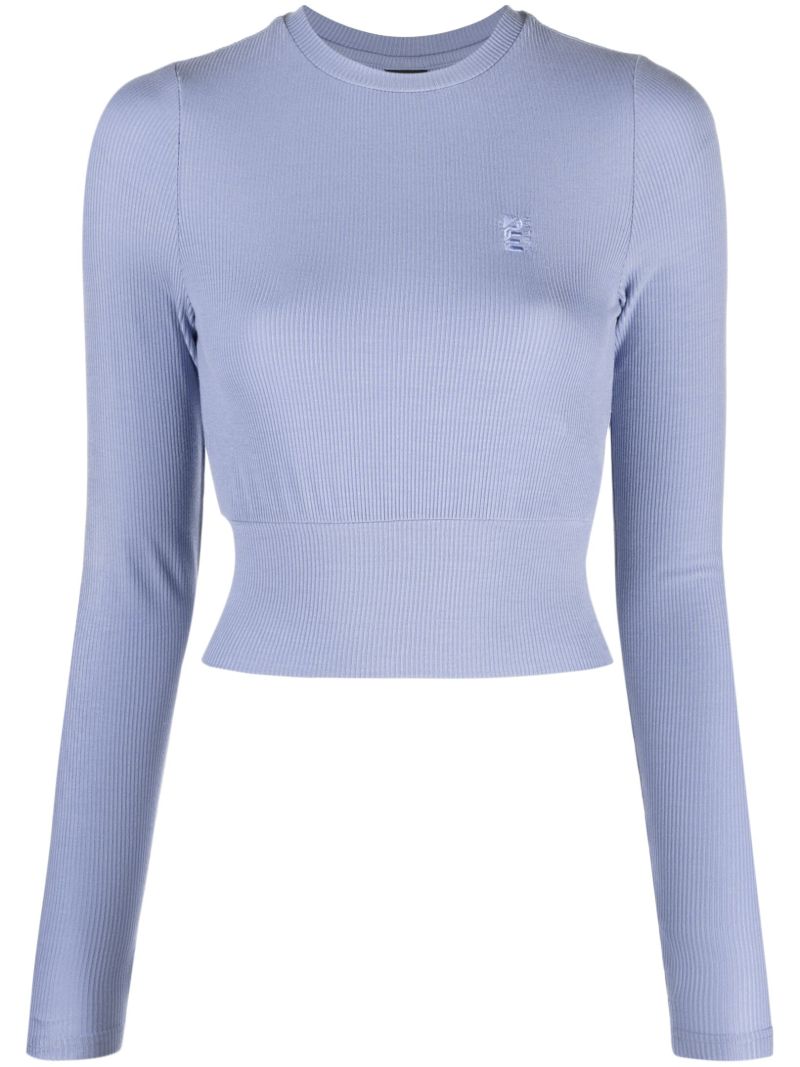 Blue Free Play Ribbed-knit T-shirt