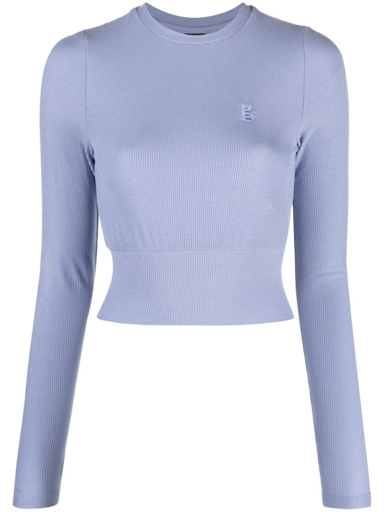 Blue Free Play Ribbed-knit T-shirt