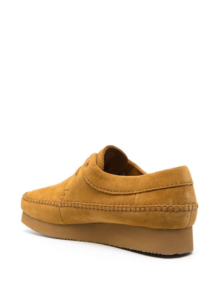 Yellow Weaver Suede Shoes