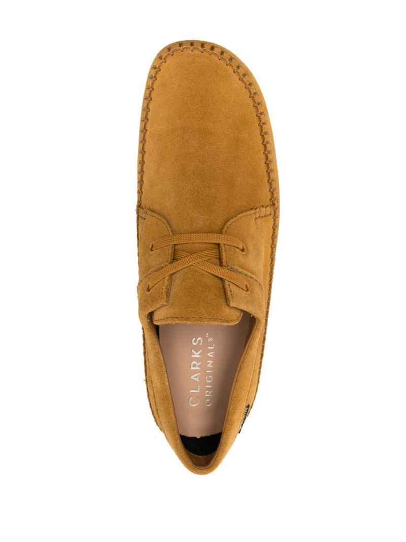 Yellow Weaver Suede Shoes