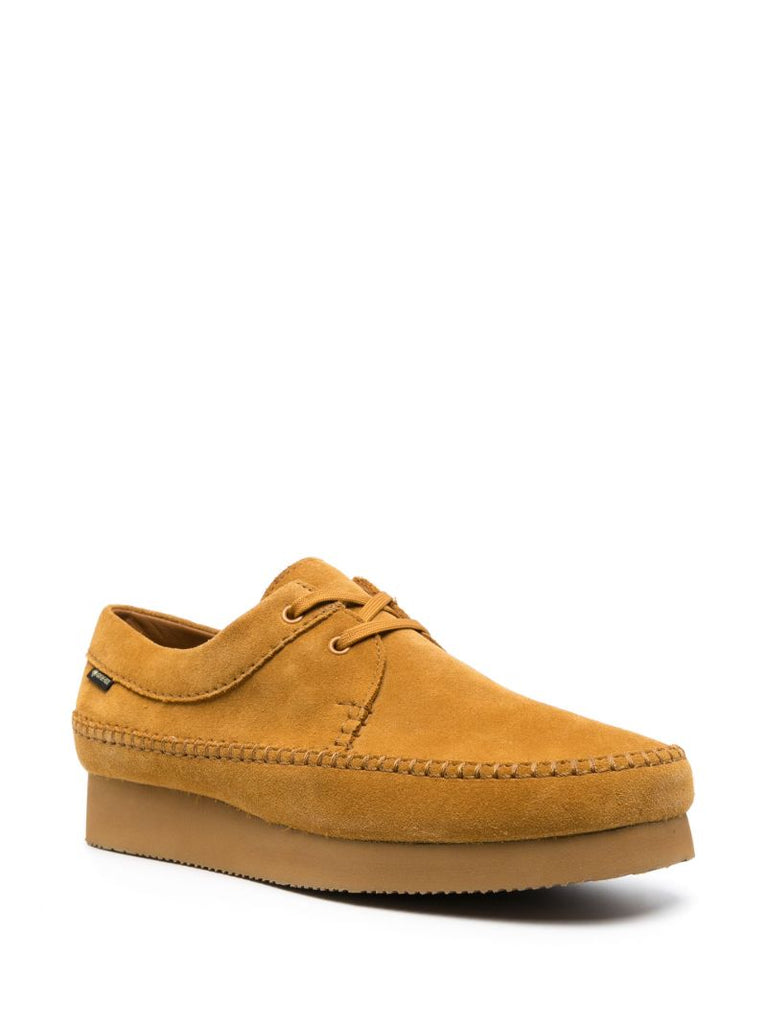 Yellow Weaver Suede Shoes