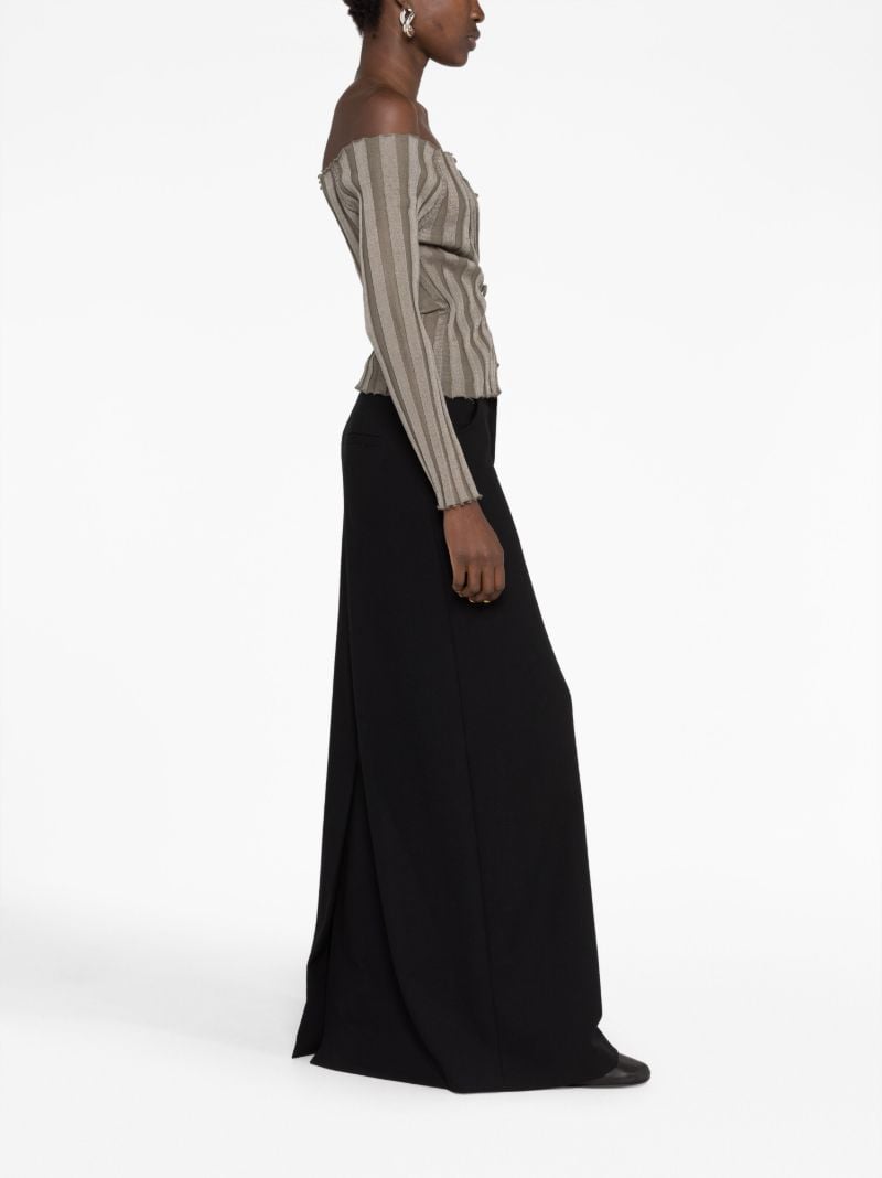 Taupe Off Shoulder Top