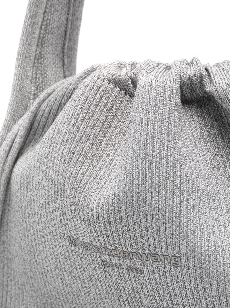 Grey Ryan Reflective Shoulder Bag