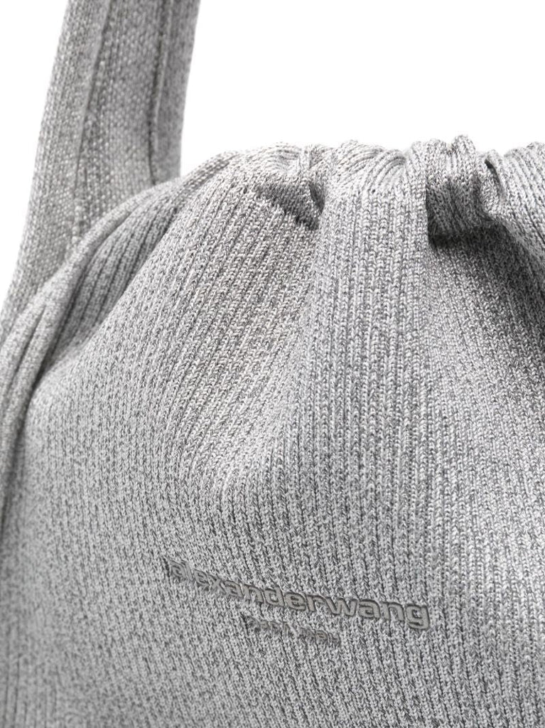 Grey Ryan Reflective Shoulder Bag