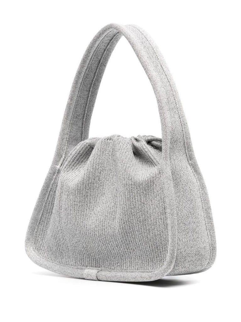 Grey Ryan Reflective Shoulder Bag