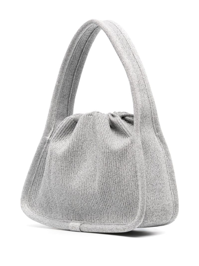 Grey Ryan Reflective Shoulder Bag